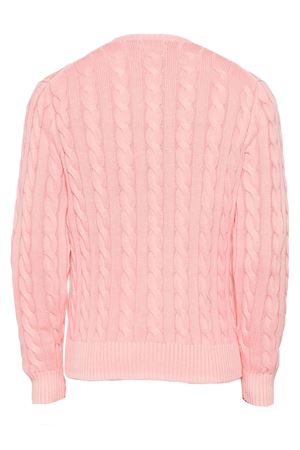 Maglione in cotone rosa RALPH LAUREN | 710965867004PINK